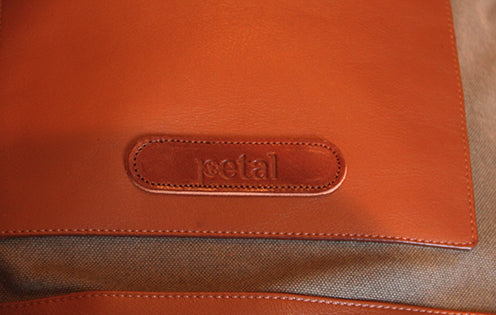 PETAL PLUG & GO - COTTON WAXED & LEATHER BACK PACK